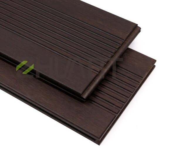 ZHUART Bamboo Decking - deep charcoal oiled- standard groove 178width