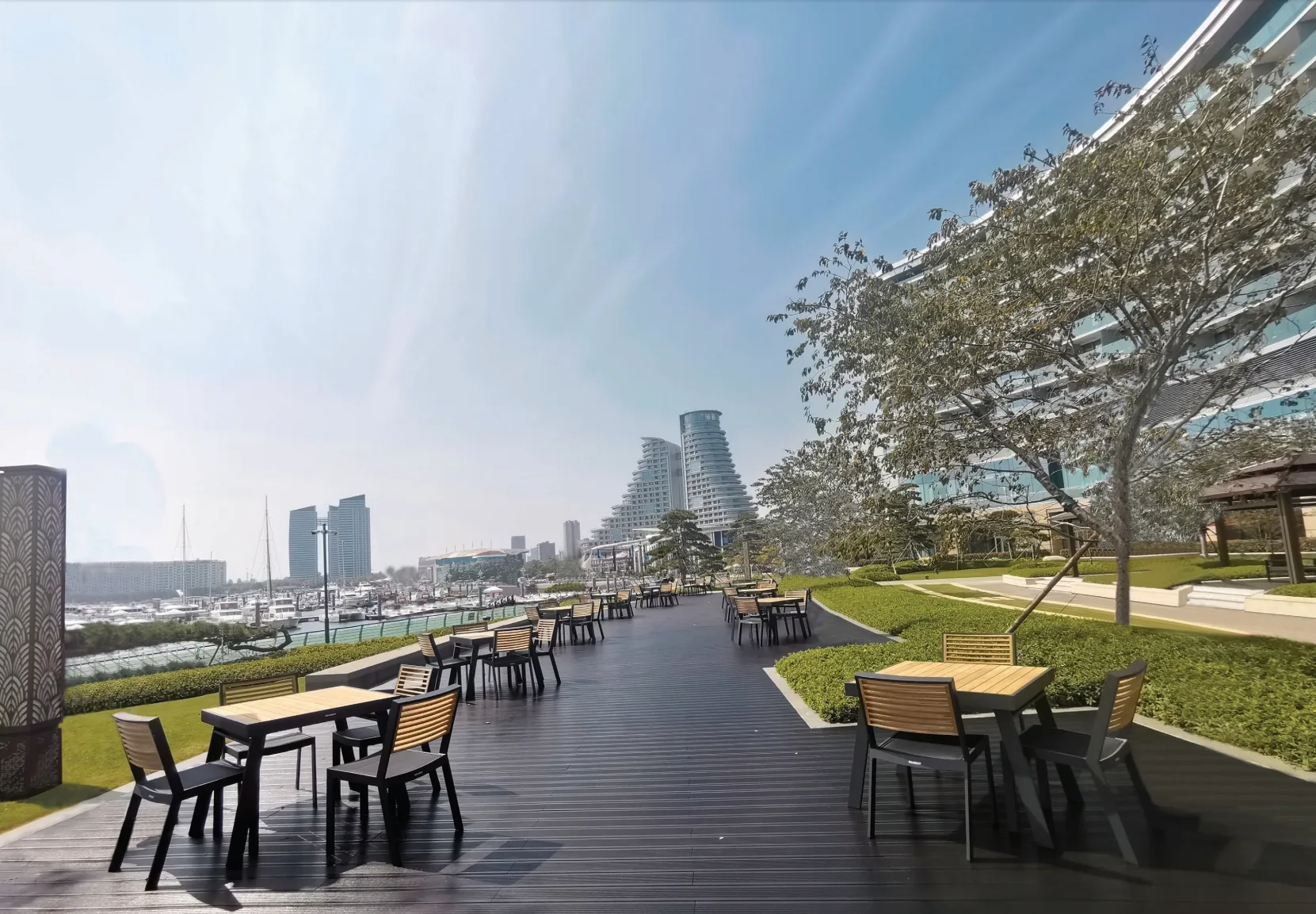 ZHUART bamboo decking- Sheraton Rizhao hotel