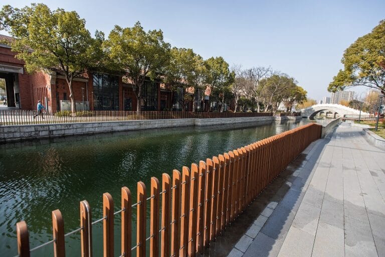 ZHUART bamboo decking- Wuxi Canal Park
