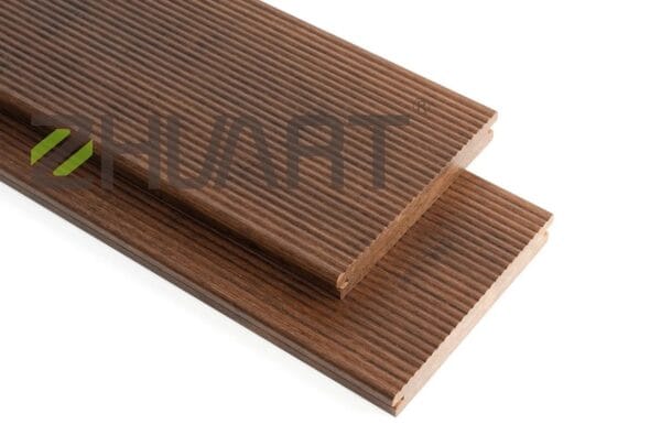bamboo decking- walnut brown- full-arc small groove
