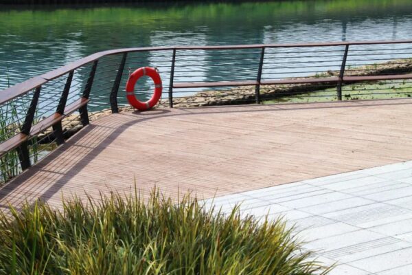 Hangzhou Asian Games Village- Thermo bamboo decking