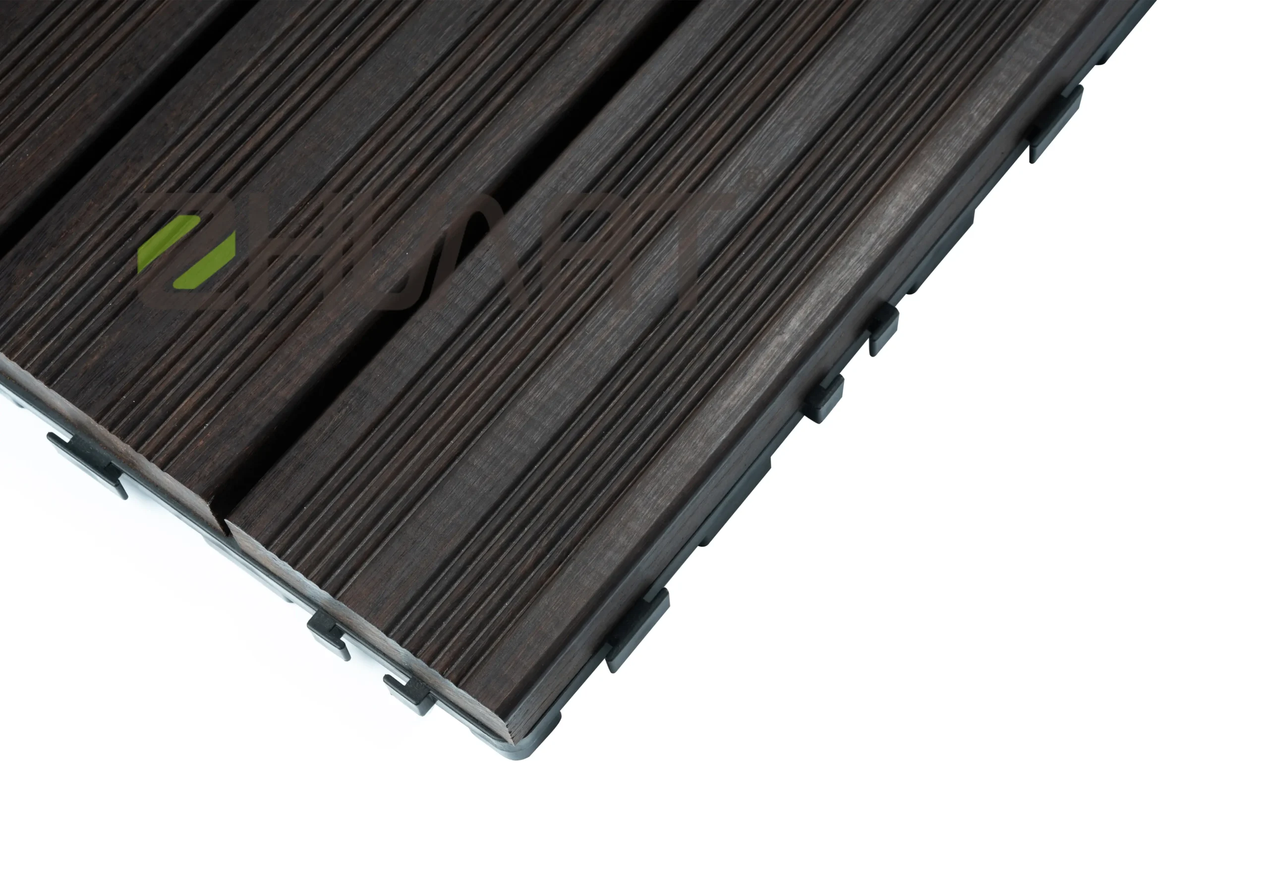 Deep charcoal- Interlocking deck tiles