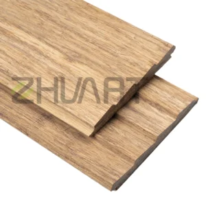 Thermo bamboo Beveled wall cladding - Oak Unfinished