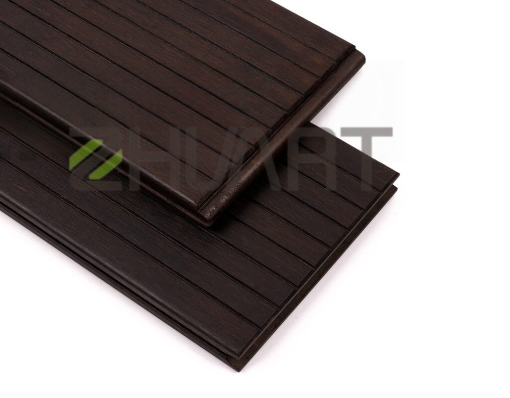 Deep charcoal- v groove decking