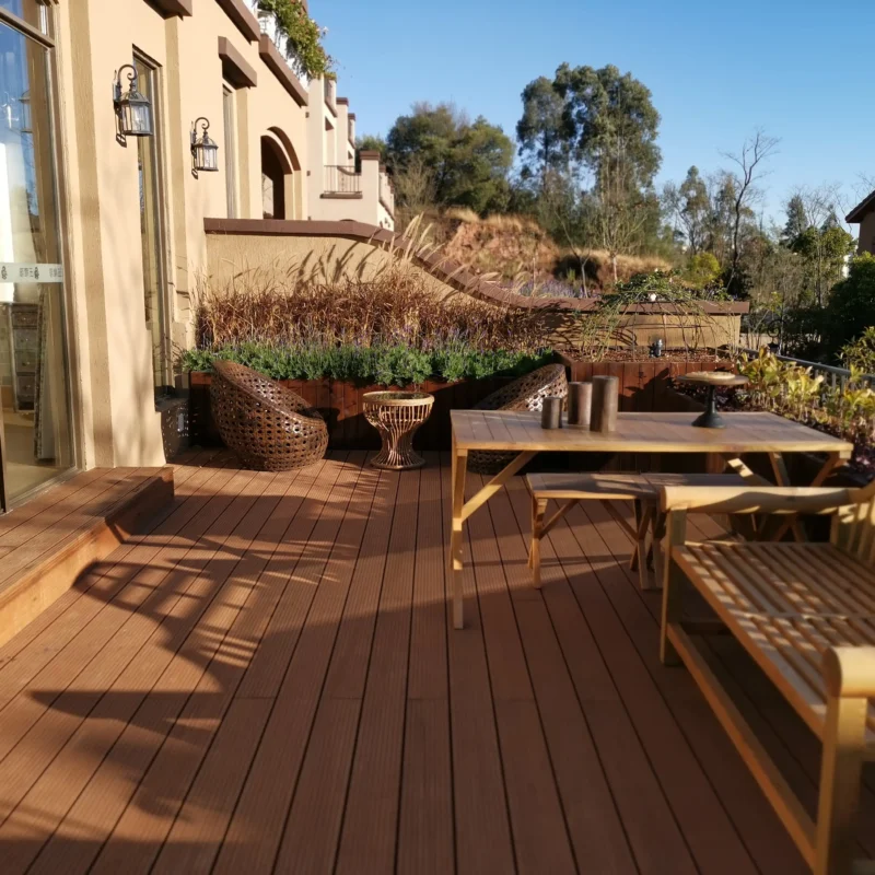Yulong Vila - thermo bamboo decking