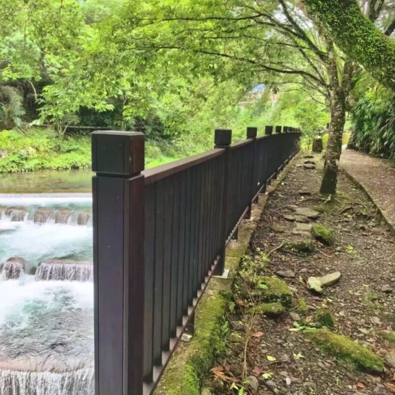 Taiwan outdoor bamboo railings