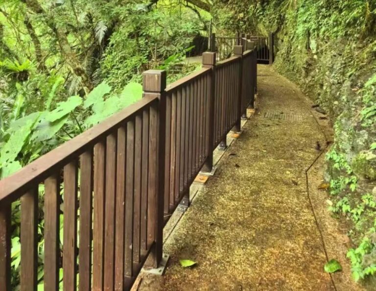 Taiwan outdoor bamboo railings
