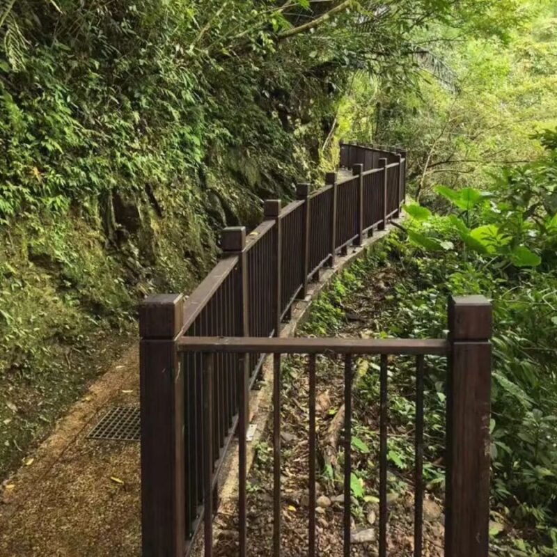 Taiwan outdoor bamboo railings